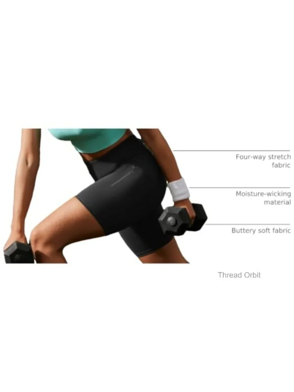 High Waisted Tummy Control Biker Shorts with Pockets 8